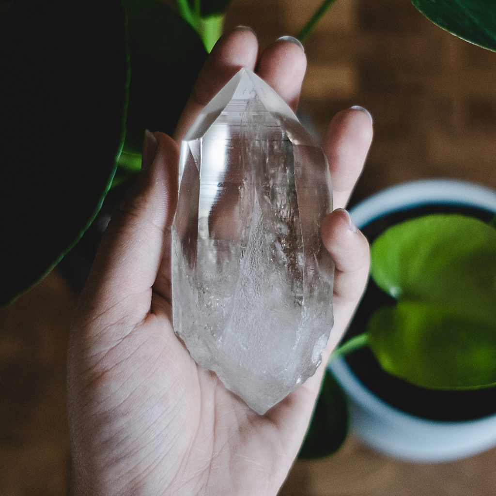 Clear quartz makes a great gift of support and encouragement